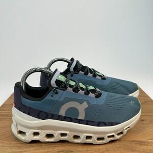 On Running Womens Size 8.5 M‎ Cloudmonster Blue Athletic Running Shoes Sneakers